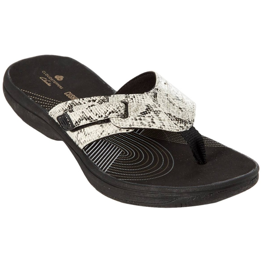 NEW Clarks Cloudsteppers Brinkley Jazz Cushion Soft Sandals 9